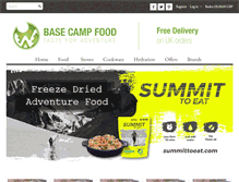 Tablet Screenshot of basecampfood.com